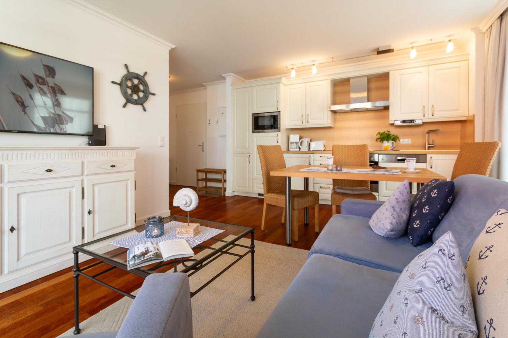 Apartment Helene - Strandzauber Mit Seitlichem Meerblick Direkt Am Ostseebad Binz